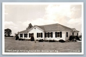 SOMERSET KY GREYHOUND INN VINTAGE REAL PHOTO POSTCARD RPPC