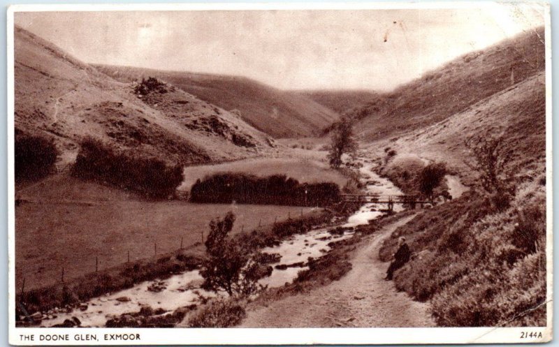 Postcard - The Doone Glen, Exmoor, England, United Kingdom, Europe 