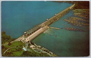 Vtg Maryland MD Conowingo Hydroelectric Power Plant Susquehanna River Postcard