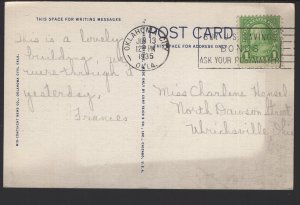 Oklahoma OKLAHOMA CITY State Capitol pm1935 - LINEN