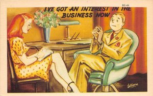 I've Got an Interest in the Business Now Cartoon Occupation, Secretary Unused 