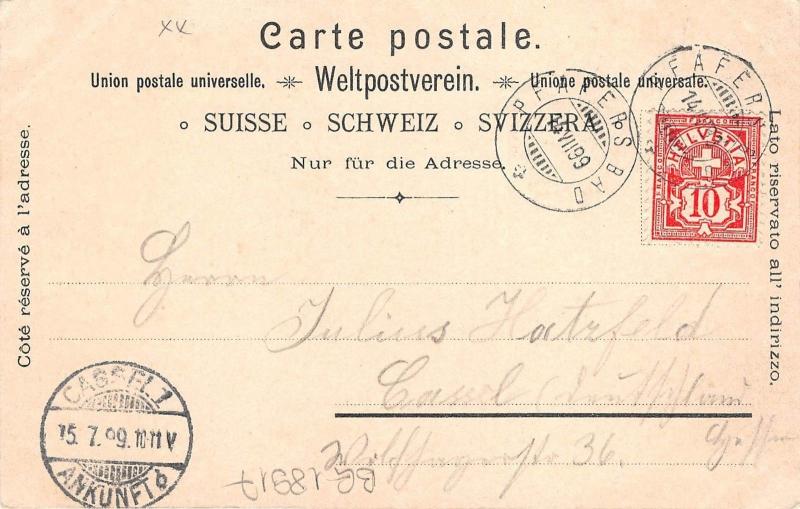 bg18917 Bad Ragaz Litho Ragatz Switzerland