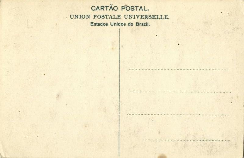 brazil, SANTOS, S.P., Largo do Rosario (1910s) Postcard