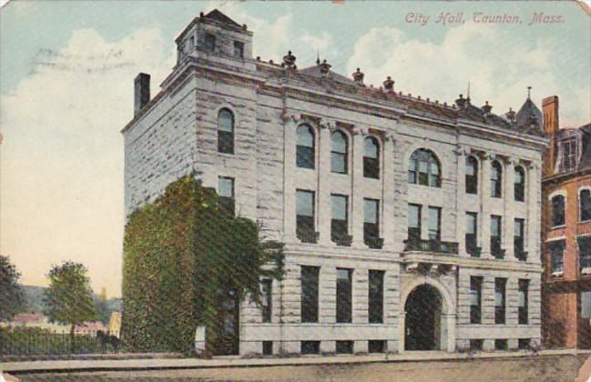 Massachusetts Taunton City Hall 1909