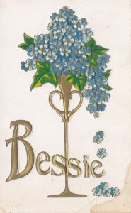 Name Card Bessie Embossed