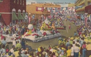 Minnesota Minneapolis Colorful Floats In Aquatennial Parade Curteich