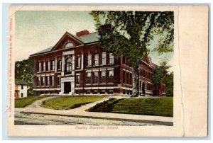 1917 Hawley Grammer School Northampton Massachusetts MA Posted Postcard