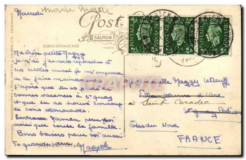 Postcard Old Abbey Richmond East Yorks