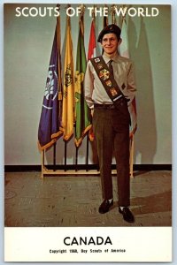 c1968's Canada Scouts Of The World Boy Scouts Of America Youth Vintage Postcard