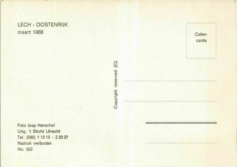 CPM AK Lech-Oostenrijk maart 1968 DUTCH ROYALTY (798313)