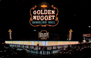 Nevada Las Vegas Golden Nugget Gambling Hall Saloon and Restaurant