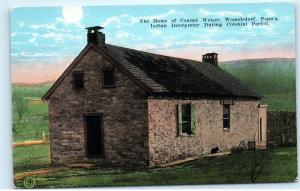 House Conrad Weiser Womelsdorf Indian Interpreter Pennsylvania PA Postcard D03