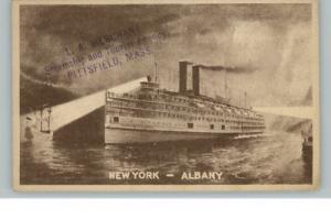 Hudson Navigation Co NY Ship c1910 Postcard
