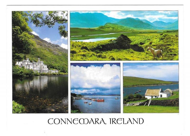 Connemara Ireland Co Galway Multiview John Hinde Postcard