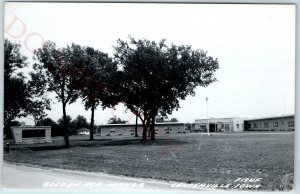 c1950s Centerville, IA RPPC Golden Age Manor Photo Nursing Home Postcard A103