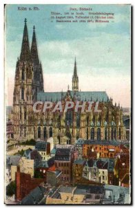 Postcard Old Koln Dom Südseite