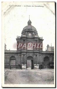 Old Postcard Paris Palais du Luxembourg