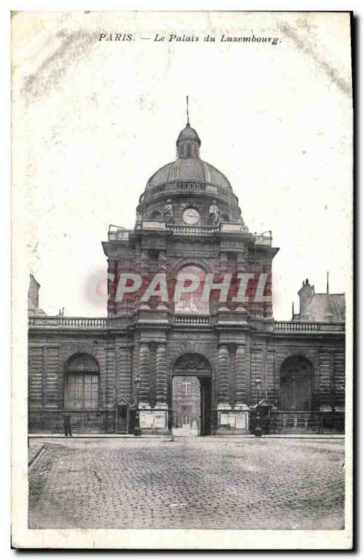 Old Postcard Paris Palais du Luxembourg