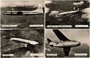 AIRCRAFT AVIATION 144 Postcards Mostly pre-1960 inc. Navy (L4326)