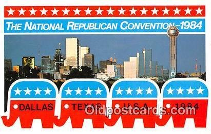 National Republic Convention 1984 Dallas, Texas 1984 Political Unused 