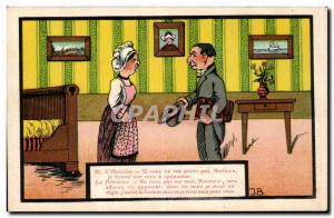 Old Postcard Fancy L & # 39huissier