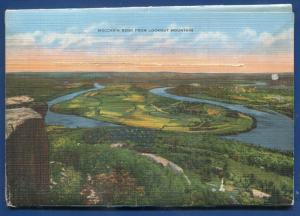 Chattanooga Tennessee Signal Point River Cavern Castle Jonas postcard folder