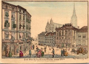 Austria Wien Vienna Der Stock im Bisen-Platz Circa 1779