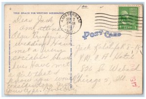 1947 St. Mary's Catholic Church And Rectory Car Amsterdam New York NY Postcard