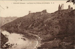 CPA CROZANT Les Ruines du Chateau et la Sedelle (1144292)