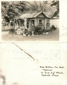 WHITE SULPHUR SPRINGS W.Va DOLLHOUSE ANTIQUE REAL PHOTO POSTCARD RPPC