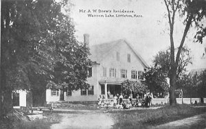 Mr. A. W. Drew's Residence in Littleton, Massachusetts Warren Lake.