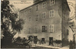 CPA Ajaccio Maison ou naquit Napoleon CORSICA (1077961)