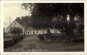 Twin Mountains NH Willow Farm Real Photo Postcard