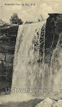 Buttermilk Falls in Le Roy, New York