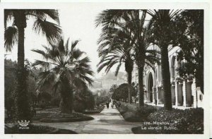 France Postcard - Menton - Le Jardin Public - Ref 875A