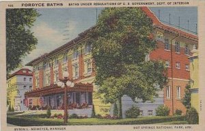 Arkansas Hot Springs Fordyce Baths