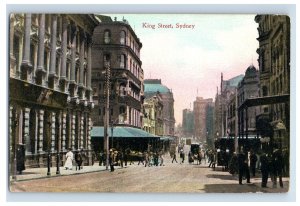 C. 1905 King Street Sidney Postcard F144E