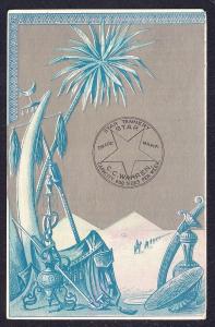 VICTORIAN TRADE CARD CC Warren Star Tannery