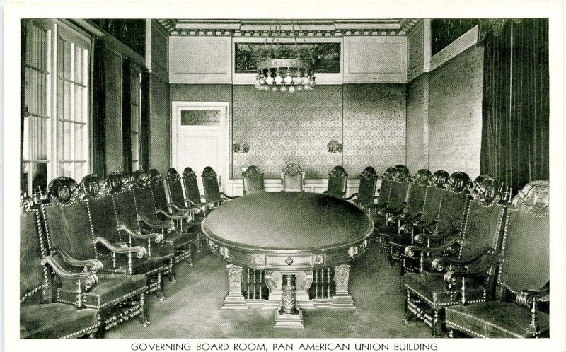 DC - Washington. Pan American Union Bldg, Governing Board Room