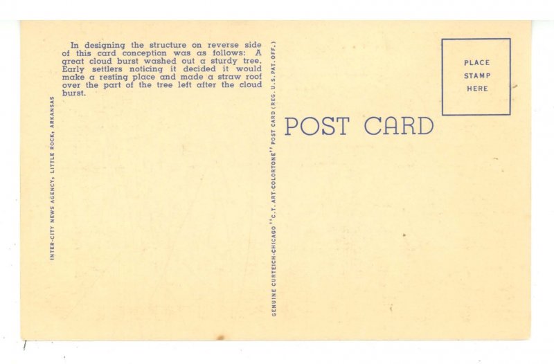 AR - Little Rock. Lakewood, Natural Beach Umbrella ca 1938