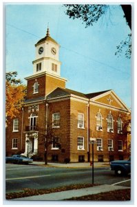 c1960 Kent County Court House On The Green Exterior Dover Delaware DE Postcard