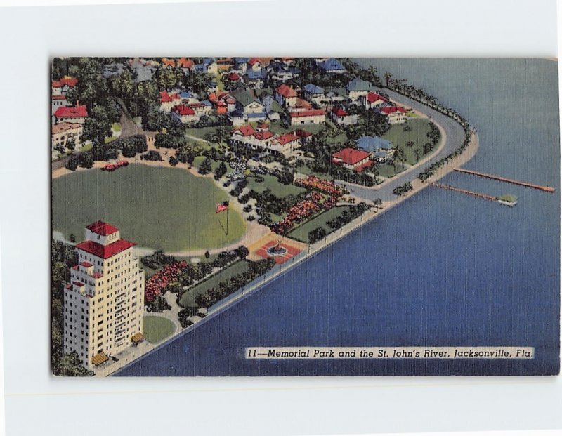 Postcard Memorial Park and the St. John's River, Jacksonville, Florida
