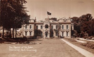 br108751 the hostel of st john saumarez park guernsey uk real photo