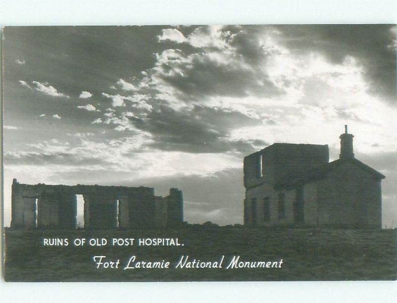 old rppc NICE VIEW Fort Laramie Wyoming WY i6420