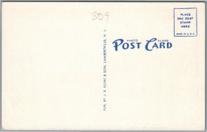 LAMBERTVILLE NJ MALTA ISLAND ANTIQUE POSTCARD