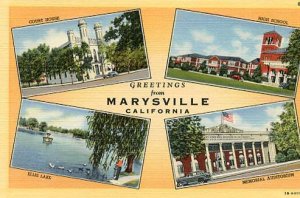 Greetings from Marysville, California