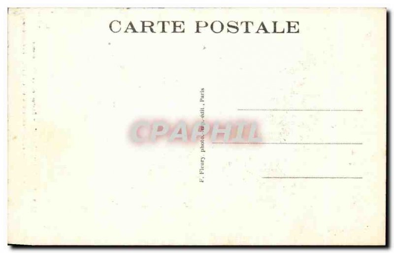 Old Postcard Paris Statue Of The Republic Barracks of Chateau D & # 39Eau of ...
