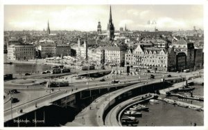 Sweden Stockholm Slussen RPPC Streetview  06.02