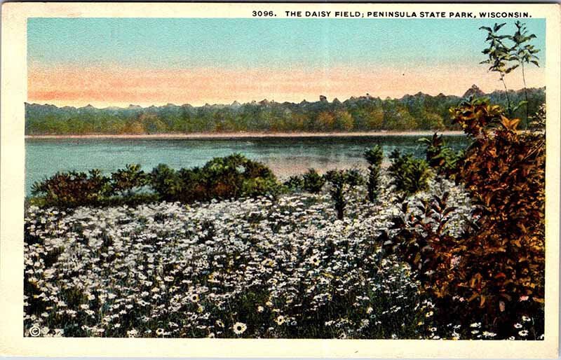 Postcard NATURE SCENE Peninsula State Park Wisconsin WI AM5848