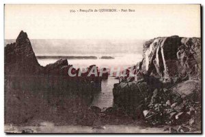 Old Postcard Presqu island of Port Bara Quiberon